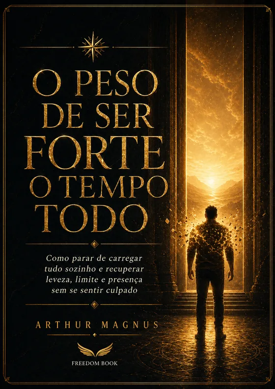Capa de O Peso de Ser Forte o Tempo Todo